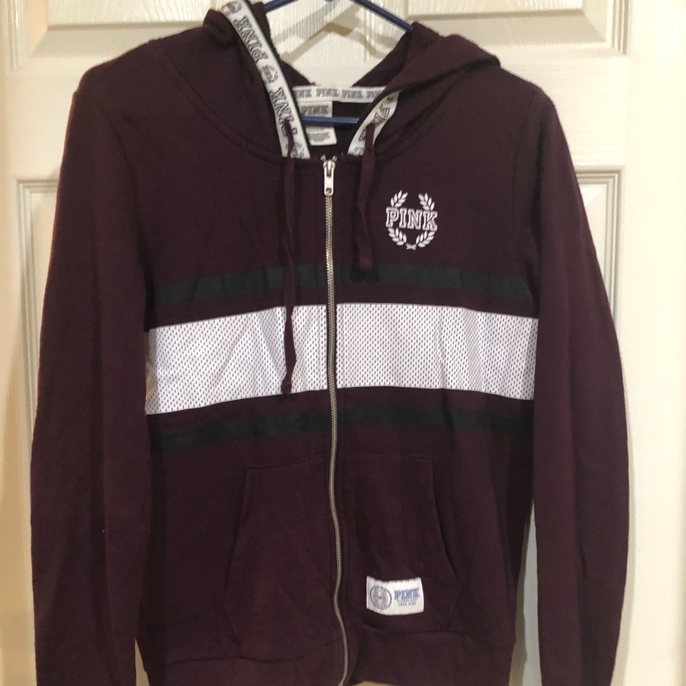 Pink Zip Up Hoodie